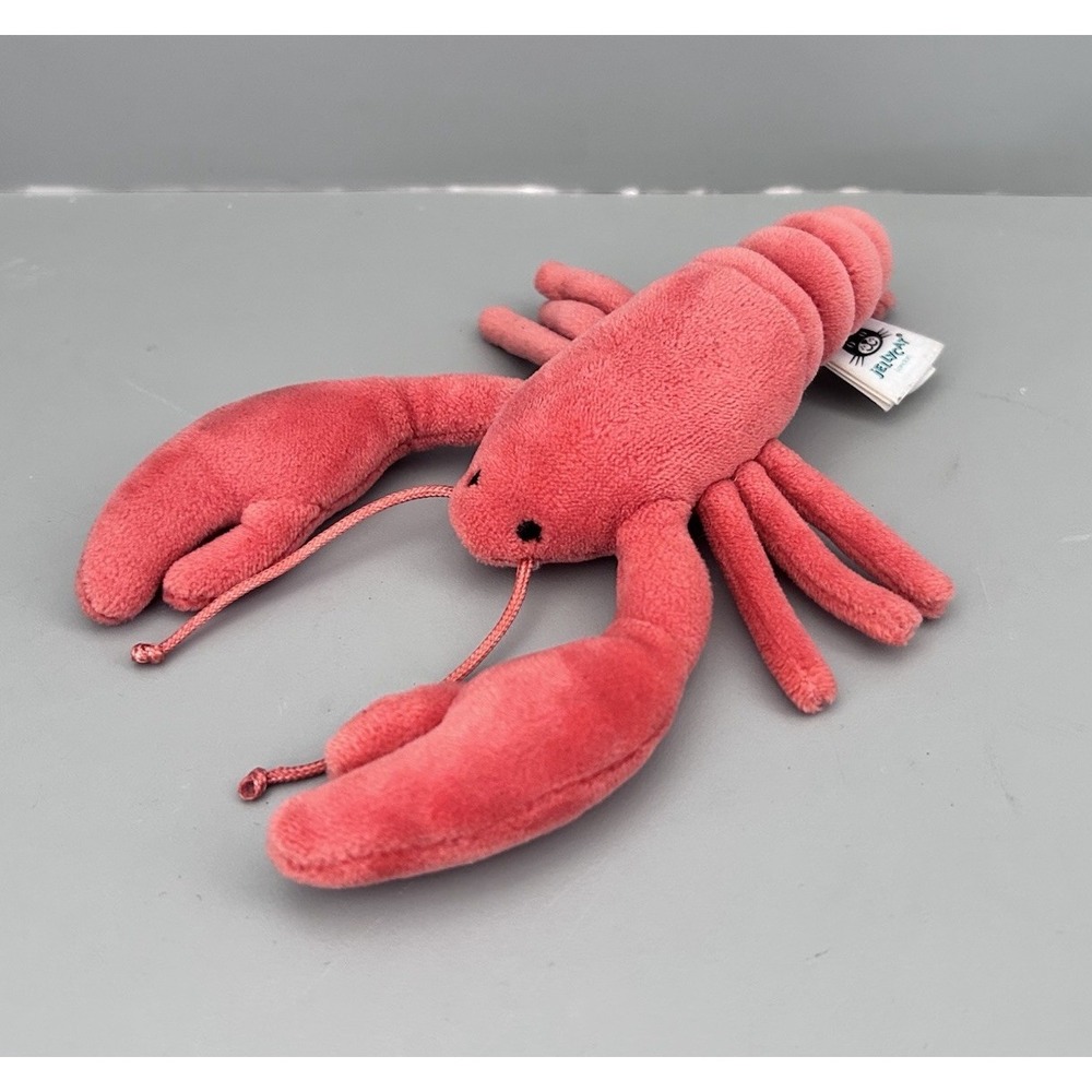 Jellycat Sensational Seafood Lobster Plush Stuffed Crustacean Approx 6" Long